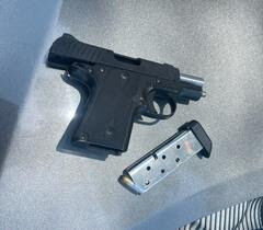 Loaded handgun